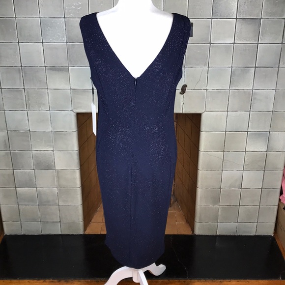 Sparkly V-neck Calvin Klein Dress Size 12 - Picture 5 of 6